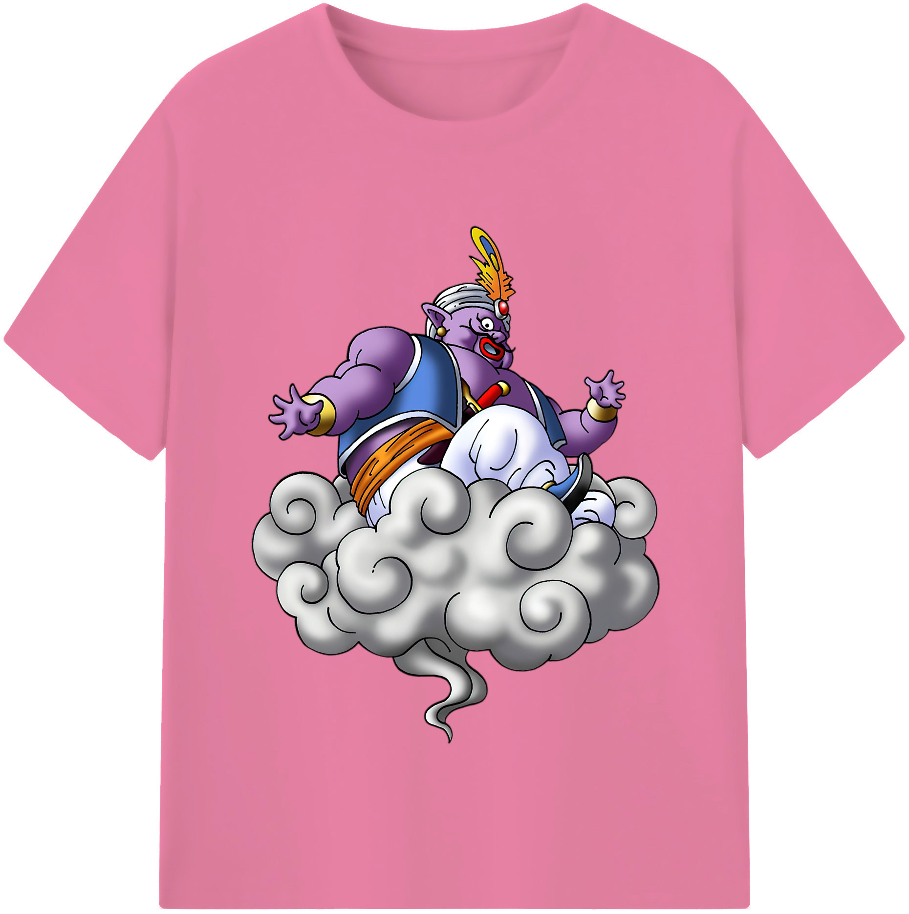（画像用） ドラゴンクエスト Doragon Kuesuto Dragon Quest 綿100％半袖Tシャツ（フロントプリント）